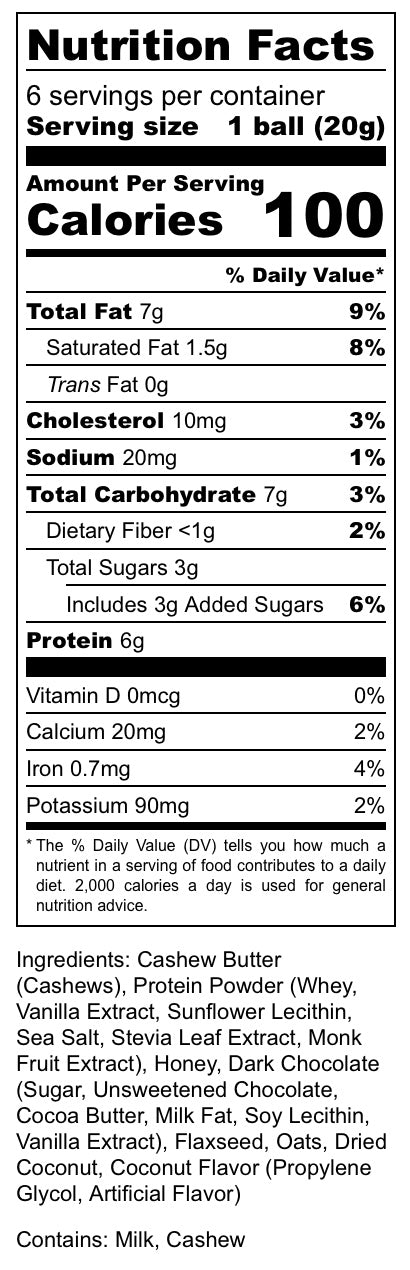 6-pack Coconut Crunch Bites