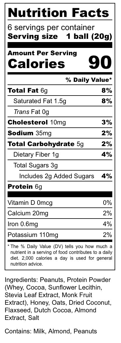 6-pack Almond Bliss Bites