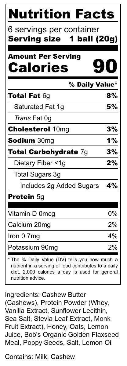 6-pack Lemon Kiss Bites