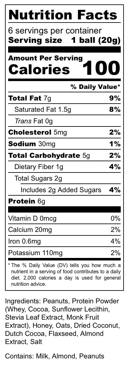 6-pack Almond Bliss Bites